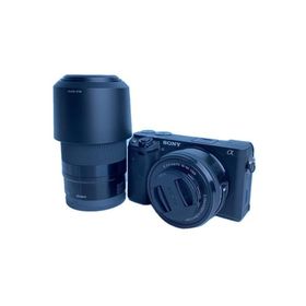 SONY◆デジタル一眼カメラ α6400 ILCE-6400Y ダブルズームレンズキット [ブラック]//