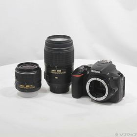 (中古)Nikon NIKON D5500 ダブルズームキット ブラック(344-ud)