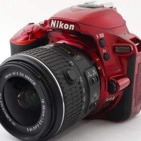 ニコン デジタル一眼 Nikon D5500 レンズキット レッド 中古 新品SDカード付き Wi-Fi搭載 届いてすぐに使える スマホに送れる 動画撮影