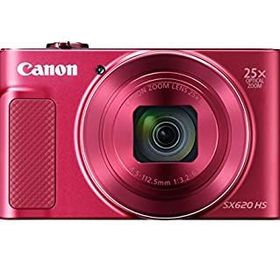 【中古】Canon コンパクトデジタルカメラ PowerShot SX620 HS レッド 光学25倍ズーム/Wi-Fi対応 PSSX620HSRE