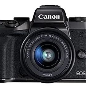 【中古】Canon ミラーレス一眼カメラ EOS M5 レンズキット EF-M15-45mm F3.5-6.3 IS STM 付属 EOSM5-1545ISSTMLK