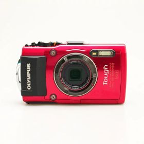 【中古】 (オリンパス) OLYMPUS STYLUS TG-4 TOUGH レツド【中古カメラ コンパクトデジカメ】 ランク：B