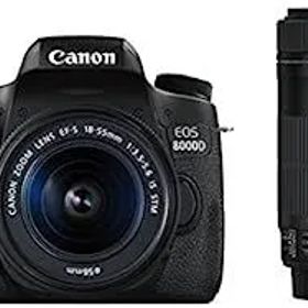 【中古】Canon デジタル一眼レフカメラ EOS 8000D ダブルズームキット EF-S18-55mm/EF-S55-250mm 付属 EOS8000D-WKIT