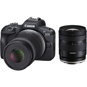 CANON(キヤノン) 【セット 広角撮影をプラス ズームレンズ1本】EOS R100 ダブルズームキット＋タムロン11-20mmセット