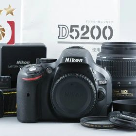 【中古】Nikon ニコン D5200 18-55 VR レンズキット ブラック