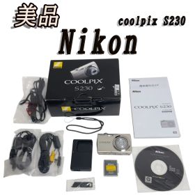 美品 ニコン Nikon coolpix S230 コンパクトデジタルカメラ