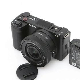 【中古】【美品】ソニー VLOGCAM ZV-E10M2K パワーズームレンズキット CA01-D1181-4C2D SONY Eマウント APS-C 標準ズーム 手ブレ補正 レンズ付き セット 中古