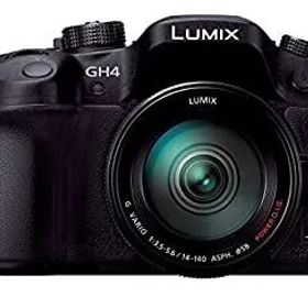 【中古】パナソニック ミラーレス一眼カメラ ルミックス GH4 レンズキット 標準ズームレンズ付属 ブラック DMC-GH4H-K