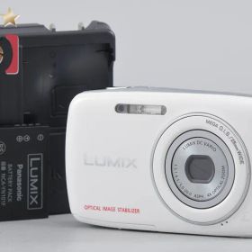 【中古】Panasonic パナソニック LUMIX DMC-S1 ホワイト コンパクトデジタルカメラ