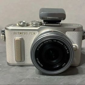 OLYMPUS PEN E-PL7 本体電池レンズ2種セット カバーストラップ
