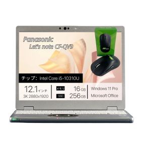 整備済み品 Panasonic Let's note QV9 i5-10th メモリ16GB SSD256GB 12.1型 3K Win11 Office搭載