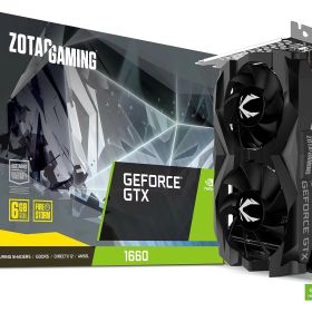 【中古】【非常に良い】ZOTAC Gaming GeForce GTX 1660 6GB GDDR5 192ビット ゲーミンググラフィックスカード 超コンパクト ZT-T16600F-10L