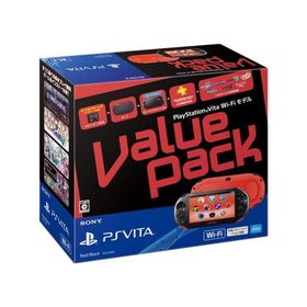 PlayStation Vita Value Pack Wi-Fiモデル レッド/ブラック【メーカー生産終了】