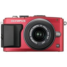 【中古】 オリンパス OLYMPUS E-PL6 レンズキット レッド E-PL6 LKIT RED 当店保証30日間 人気 ミラーレス 一眼レフ 交換レンズ カメラ