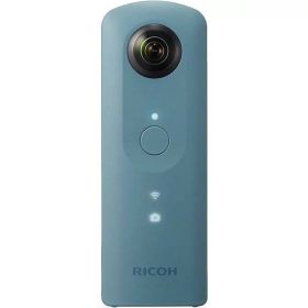 【中古】 リコー RICOH 360度カメラ リコー RICOH THETA SC ブルー 全天球カメラ 910743 当店保証30日間 人気 ミラーレス 一眼レフ 交換レンズ カメラ
