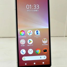 白ロム docomo SIMフリー SONY Xperia 5 V 128GB Android15 プラチナシルバー SO-53D 初期化済 【m035770】【中古】【K20261020】
