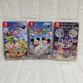 Switchソフト3本 Newポケモンスナップ ツムツム マジックキャッスル2⁠