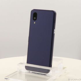 (中古)SHARP BASIO active2 64GB ネイビー SHG12 au SIMフリー(371-ud)