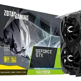 【中古】 ZOTAC Gaming GeForce GTX 1660 Super 6GB GDDR6 192ビット ゲームグラフィックカード 超コンパクト ZT-T16620F-10L
