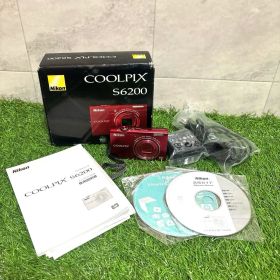 Nikon COOLPIX S6200 レッド 動作確認済み 元箱付き