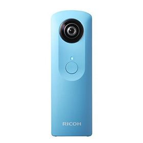 RICOH デジタルカメラ RICOH THETA m15 (ブルー) 全天球 360度カメラ 09107(中古品)