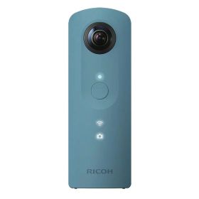 【中古】【1年保証】【美品】RICOH THETA SC ブルー