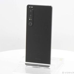 〔中古〕SONY(ソニー) Xperia 1 IV 256GB ブラック SO-51C docomo SIMフリー〔258-ud〕