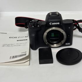 【美品】Canon EOS kiss M ボディ ブラック 説明書付き