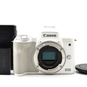 極上品 CANON EOS Kiss M ボディ ホワイト e20