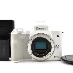 極上品 CANON EOS Kiss M ボディ ホワイト e19