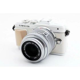 【中古】 オリンパス OLYMPUS E-PL7 ホワイト レンズセット 美品 当店保証30日間 人気 ミラーレス 一眼レフ 交換レンズ カメラ