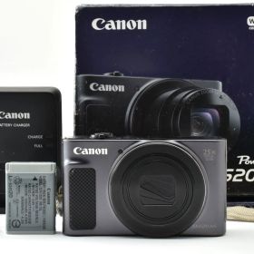 [並品] Canon PowerShot SX620 HS ブラック 黒 キヤノン コンパクトデジタルカメラ デジカメ 箱付き #3132570A