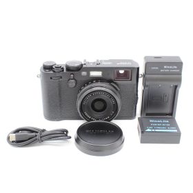 シャッター回数14,300回！FUJIFILM X100F ブラック デジカメ 動作確認済み 富士フイルム コンパクトデジタルカメラ #A20003