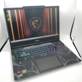 【中古】MSI Cyborg A15 AI B2HW Cyborg-A15-AI-B2HWFKG-2753JP オデッセイグレイ&スケルトン【R9-270 32G 1T(SSD) RTX5060 WiFi 15.6LCD