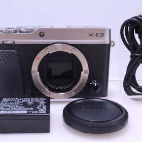 【極美品】FUJIFILM X-E3 ボディ シルバー X-E3-S ミラーレス一眼カメラ