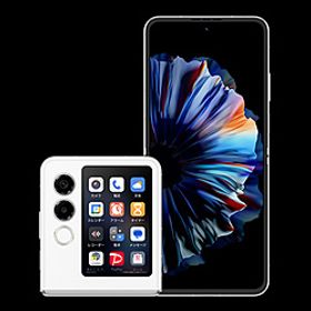 (中古)ZTE nubia Flip 2 128GB ホワイト A404ZT Y!mobile(262-ud)