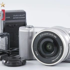 【中古】SONY ソニー α5000 ILCE-5000L パワーズームレンズキット シルバー