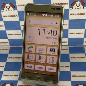 即日発送可BASIO3 32GB ゴールド KYV43 AU版SIMフリー