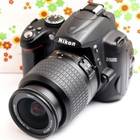 【届いてすぐ撮れる】Nikon D5000 レンズキット✨スマホ転送！自撮り液晶