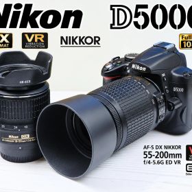 Nikon D5000 ショット約1000回 手ブレ補正 望遠Wレンズ 初心者 0328