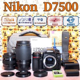 ニコン D7500☆S数少＆美品☆一眼レフ☆Wi-Fi☆初期不良保証