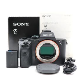 ■極上品■ SONY α7II ボディ ブラック ILCE-7M2 フルサイズ ミラーレス一眼カメラ ソニー