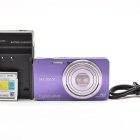 極美品｜SONY Cyber-Shot W570 光学ｘ5 バイオレット DSC-W570/V デジタルカメラ サイバーショット｜M472