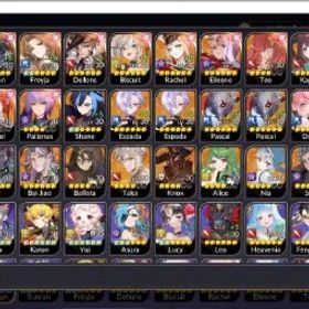 Seven Knights Re:BIRTH Global SEA|30 Legend [Yoongun TC6+,FreyjaTC2,SunranTC2,ShaneTC2,Dellons,Biscuit,Rachel,Eileene,Espada,Pascal,Etc]|Google|SKR1178
