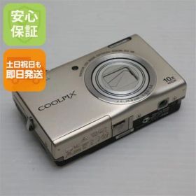 良品中古 COOLPIX S6200 プラチナシルバー 即日発送 デジカメ Nikon デジタルカメラ 本体 土日祝発送OK