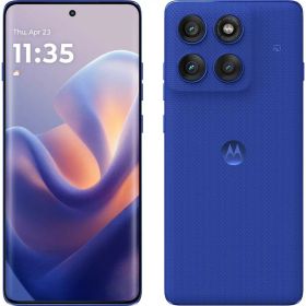 【新品 箱不良・シュリンク破れ品】Motorola モトローラ スマホ edge 60 pro 12G+256G ダーズブルー SIMフリー