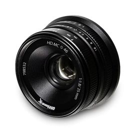 【中古】Ultimaxx 25mm f/1.8 マニュアルレンズ Sony ZV-E10、A5000、A5100、A6000、A6100、A6300、A6400、A6500、A6700、Alpha a7 III、A7 IV、A7R V、A