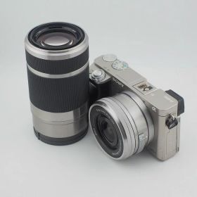 【中古】 (ソニー) SONY ILCE-6000 ダブルズームレンズキツト α6000 Wズームキット【中古カメラ デジタル一眼】 ランク：B