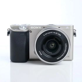 【中古】 (ソニー) SONY ILCE-6000L シルバー パワ-ズームKIT【中古カメラ デジタル一眼】 ランク：B