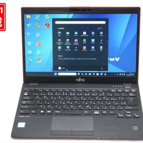 中古 フルHD 13.3インチ Fujitsu LIFEBOOK U939B Windows11 高性能 第8世代Core i5-8365u 8GB 爆速128GB-SSD カメラ LTE 無線 Office付き Win11【中古ノートパソコン 中古パソコン 中古PC】送料無料 あす楽対応 即日発送（Windows10も対応可能 Win10）